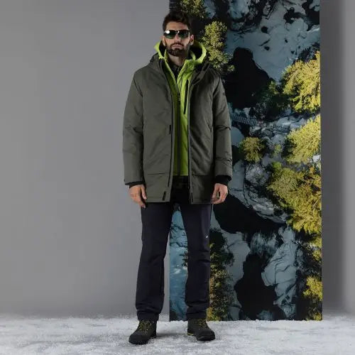 MAN PARKA FIX HOOD