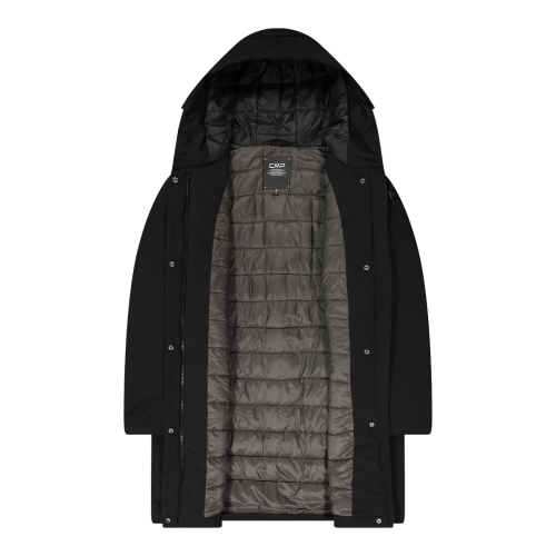 WOMAN COAT FIX HOOD