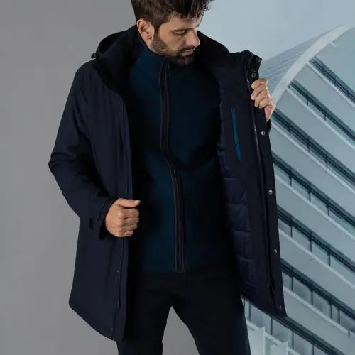 MAN PARKA SNAPS HOOD