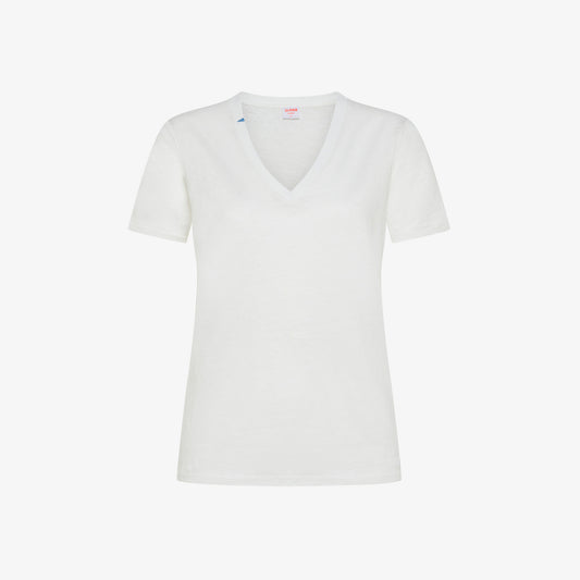 T-SHIRT V NECK LINEN