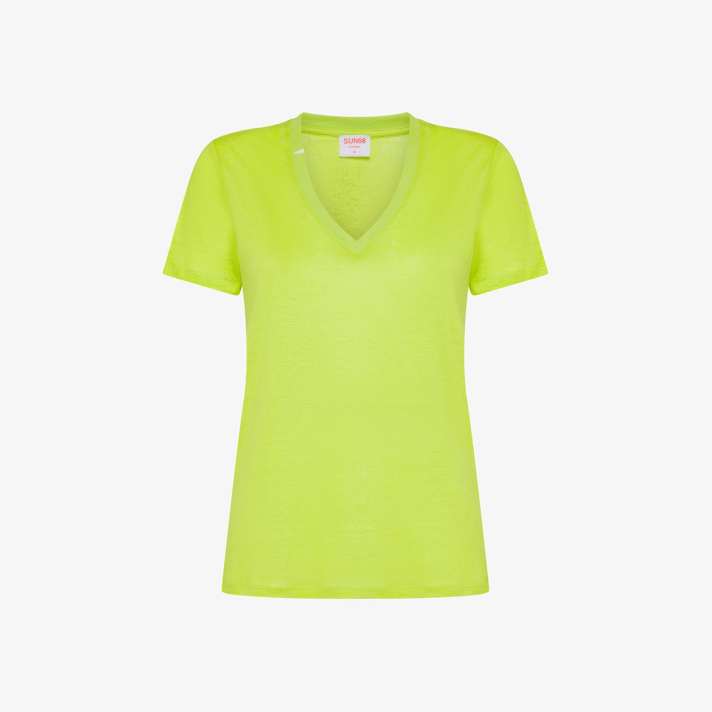 T-SHIRT V NECK LINEN