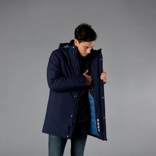 MAN PARKA SNAPS HOOD - FiniSport