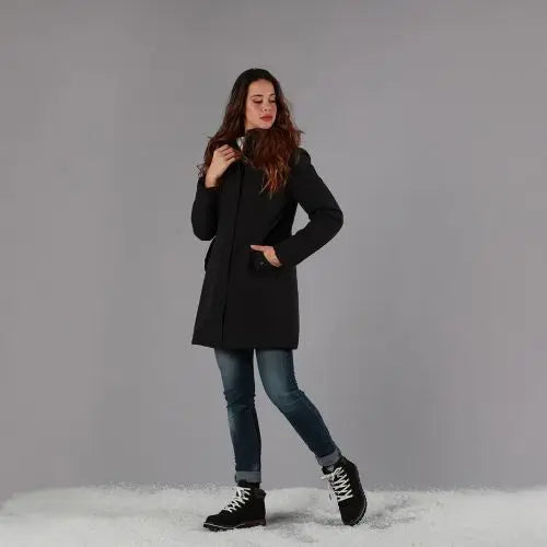 WOMAN PARKA FIX HOOD