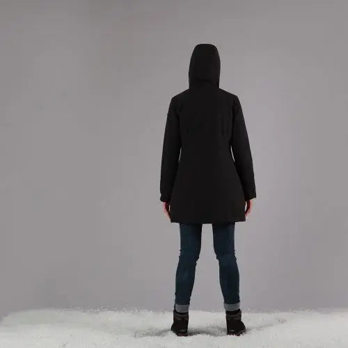 WOMAN PARKA FIX HOOD